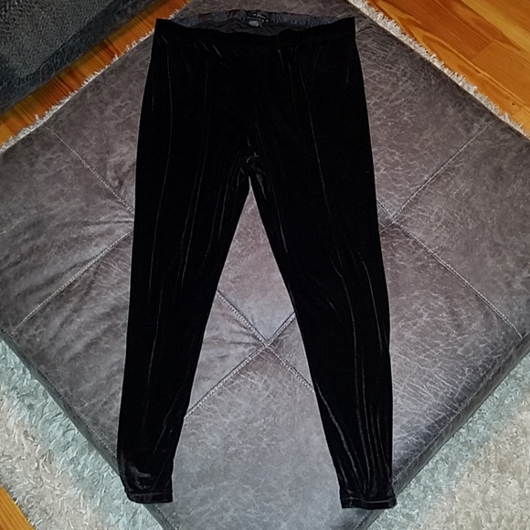 French Laundry Pants - Plus size velvet leggings